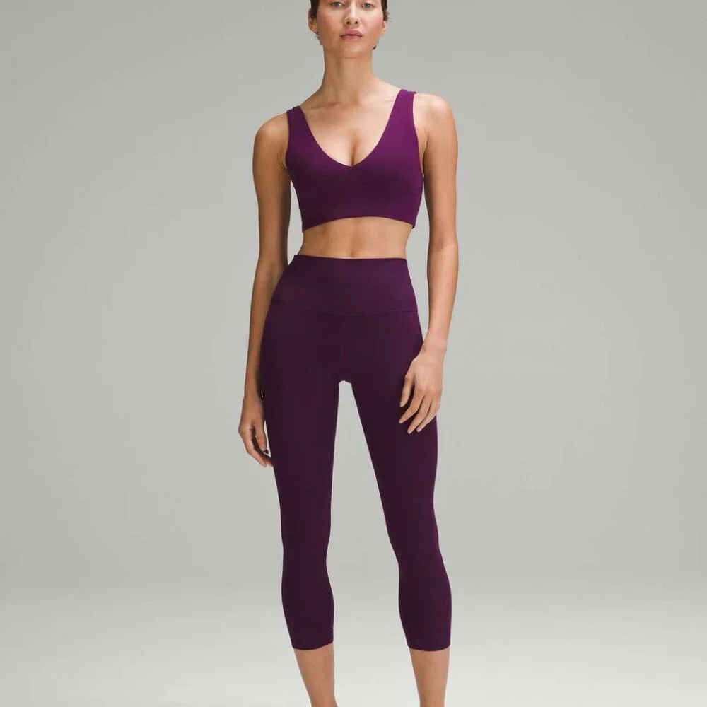 Lululemon Align Ribbed High-Rise Crop 23", Size 2 - Picture 1 of 7